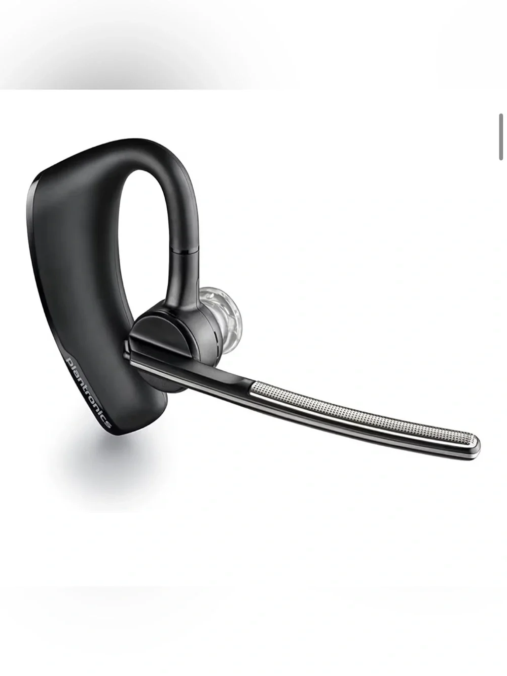 POL Black Mono Bluetooth Headset with Boom Mic